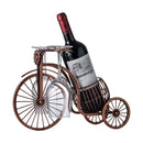 Suporte de Vinho Decorativo Metal Formato Bicicleta Design Retro Cobre