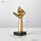 Estátua Decorativa de Resina Abstrata Nórdica - Loja Sem Barreiras