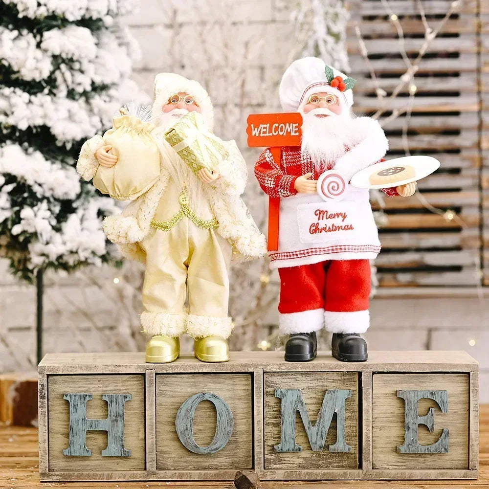Boneco Papai Noel 30cm para Decoração de Natal
