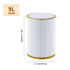 Lixeira Automática Redonda 9l com Sensor para Banheiro e Cozinha