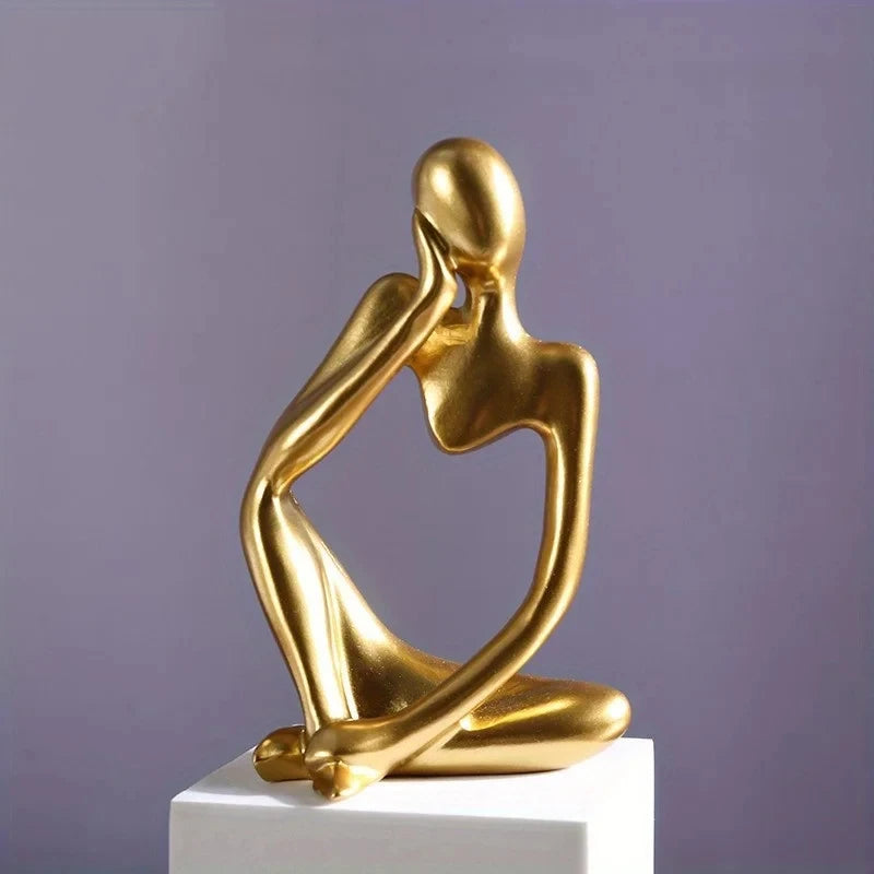 Estátua Decorativa O Pensador - Loja Sem Barreiras