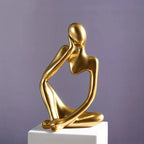 Estátua Decorativa O Pensador - Loja Sem Barreiras