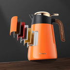 Garrafa Térmica Café Chá Inox 1.6L com Isolamento a Vácuo