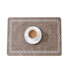 Jogo Americano Kit Descanso de Prato Quadrado Decorativo