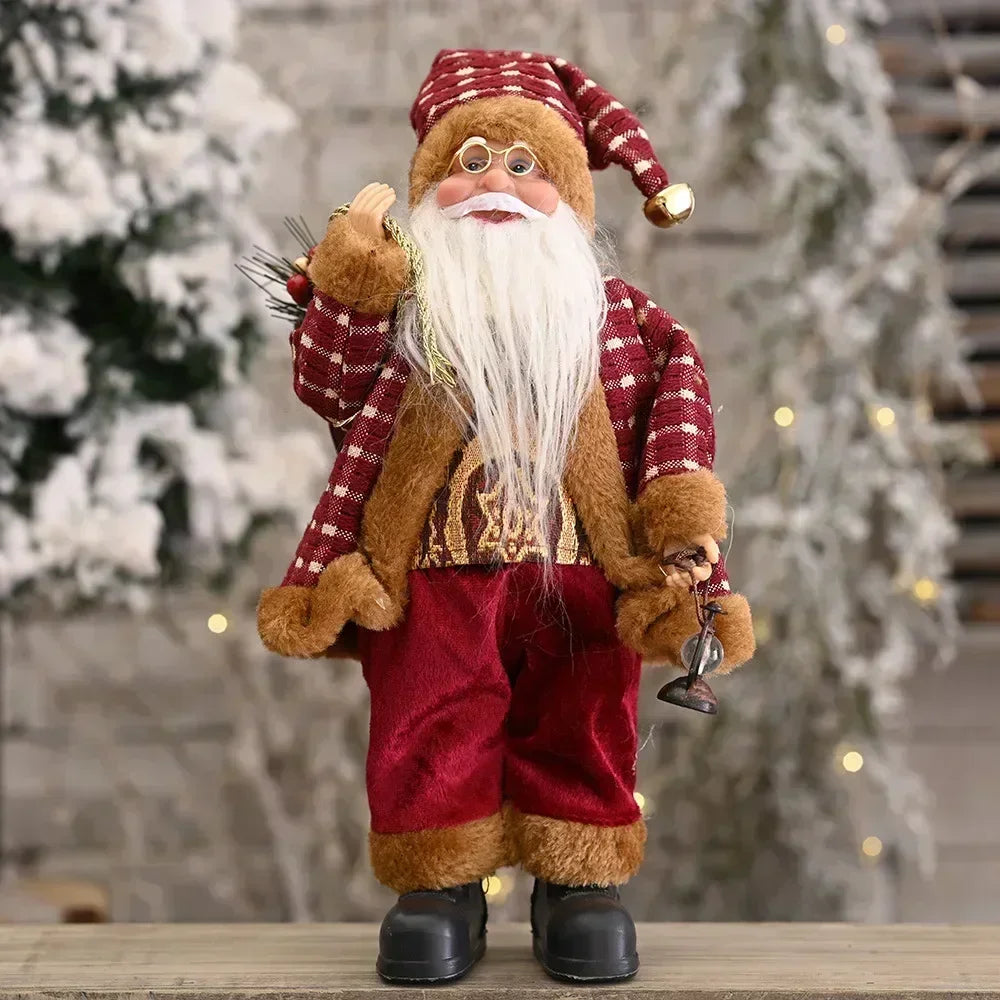 Boneco Papai Noel 30cm para Decoração de Natal