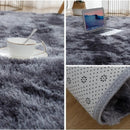 Tapete Felpudo Cinza Escuro Mescla Antiderrapante para Sala - Loja Sem Barreiras