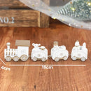 Trenzinho Natalino de Madeira Para Mesa Decoração de Natal - Loja Sem Barreiras