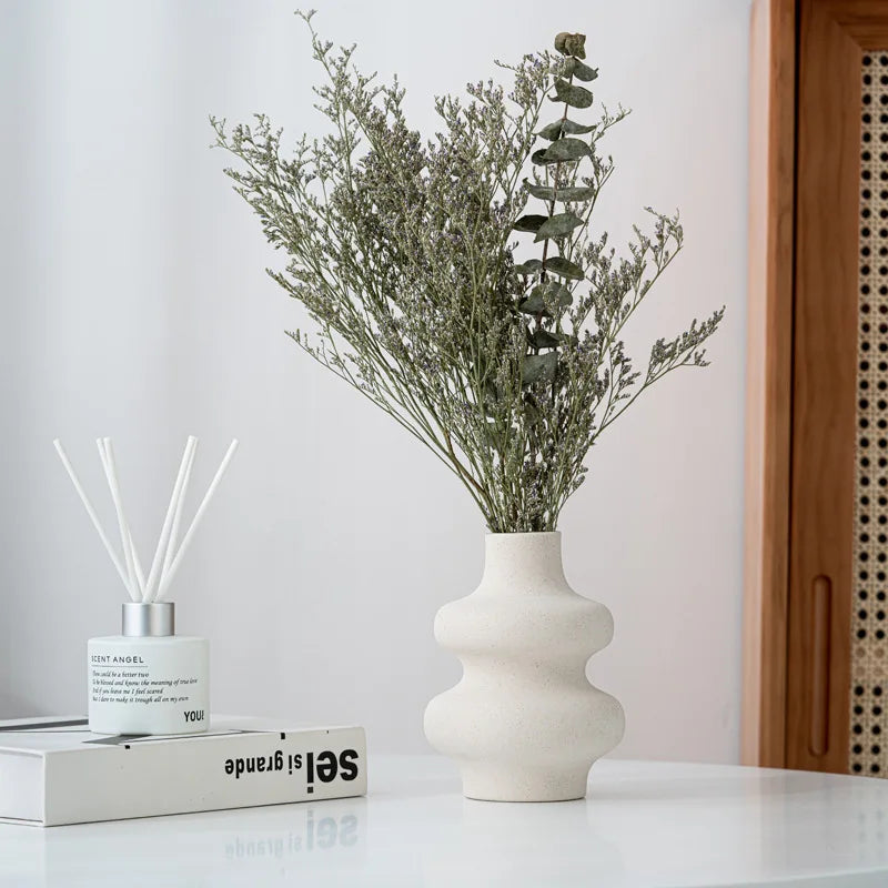 Vaso Decorativos de Cerâmica para Sala e Quarto - Loja Sem Barreiras