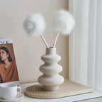 Vaso Decorativos de Cerâmica para Sala e Quarto - Loja Sem Barreiras